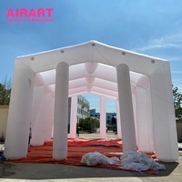 Tentes gonflables blanches pour la décoration de mariage, tente gonflable pour la planification d'événements