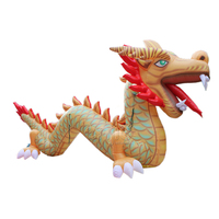 Dragon traditionnel chinois géant long dragon gonflable pour défilé dragon nuage gonflable
