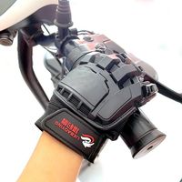 Gants mi-doigts en nylon respirants et légers pour sports de plein air, escalade, cyclisme, trottinette, unisexe, fermeture auto-agrippante, chauds