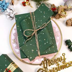 Papier Kraft en Silicone de Luxe Jetable Personnalisé 80g avec Marquage à Chaud pour la Saint-Valentin, Anniversaire, Fête, Emballage Cadeau de Noël 43*300cm - Product Image 3