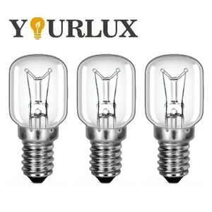 Ampoules à incandescence pour <span class=keywords><strong>four</strong></span> à micro-ondes, résistantes à la chaleur, 15W 25W <span class=keywords><strong>40W</strong></span> T22 T25 E14 220V, <span class=keywords><strong>300</strong></span> <span class=keywords><strong>degrés</strong></span> - Product Image 1