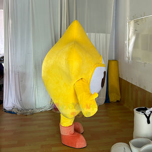Personalizzato divertente stella gialla Costume Unisex peluche adulto personaggio dei <span class=keywords><strong>cartoni</strong></span> <span class=keywords><strong>animati</strong></span> per Halloween & natale MOQ 1 pz - Product Image 2
