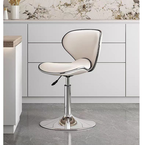 Chaise de bar haut de gamme de luxe en cuir, tabouret de bar pour comptoir, best-seller - Product Image 3