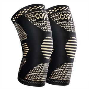 Manchon de compression personnalisé avec logo, infusé au cuivre - Soutien antimicrobien pour genou, poignet, cheville, coude, soulagement de la douleur arthritique, idéal pour la gym - Product Image 5