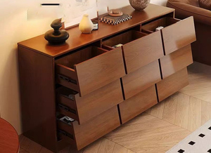 Buffet de cuisine moderne en bois de frêne pour restaurant français, bar, salon, hôtel, maison, villa - Product Image 2