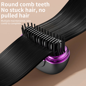 Sisir pelurus rambut Mini dapat diisi ulang, sikat pelurus nirkabel Anti melepuh tanpa kabel - Product Image 6