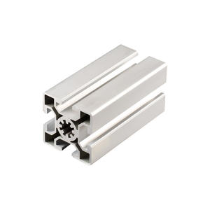 Perfil de Aluminio Industrial 8-5050 Estándar Europeo 6063-T5 Blanco Plateado Resistente al Fuego y Duradero para Uso en Apartamentos y Villas - Product Image 5