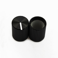 Bouton de commande audio en aluminium CNC de précision, OD 9,6x12,5 mm, pour amplificateur de casque DAC, équipement audio de bureau