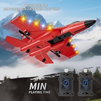 Avion RC en mousse 4DRC G6 avec gyroscope intelligent, facile à piloter, hélicoptère à jet 2 canaux, décollage par lancer manuel, planeur de combat télécommandé