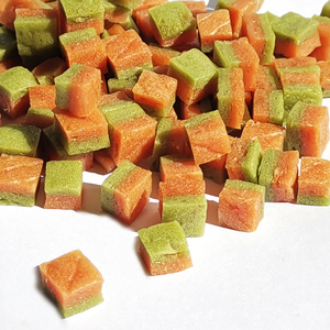 Comida para mascotas OEM ODM carne seca de naturaleza real mordeduras de pollo y espinacas con sabor a carne y vegetales golosinas para perros y gatos de alta proteína - Product Image 3