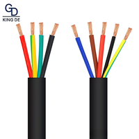 Câble électrique basse tension ZC-RVV ignifuge, âme en cuivre pur, souple, isolé en PVC, multibrins, pour construction aérienne