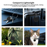 Nouvelle étiquette intelligente trouver mon appareil GPS Tracker Mini localisateur d'animaux Finder clé portefeuille carte sac Anti perte Air Tag dispositif