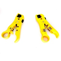 MT-8913 jaune Cat5e automatique électrique coaxial dénudeur câble outil de dénudage dénudeur