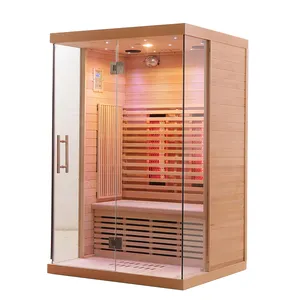 Rumah Besar Dalam Ruangan Sauna Peralatan Kayu Ruang Sauna