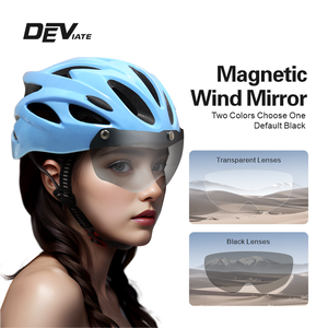 DEVIATE OEM ODM 定制可调节越野自行车头盔，带 11-15 个通风孔，采用 EPS+PC 材料，适用于电动自行车和自行车 - Product Image 4
