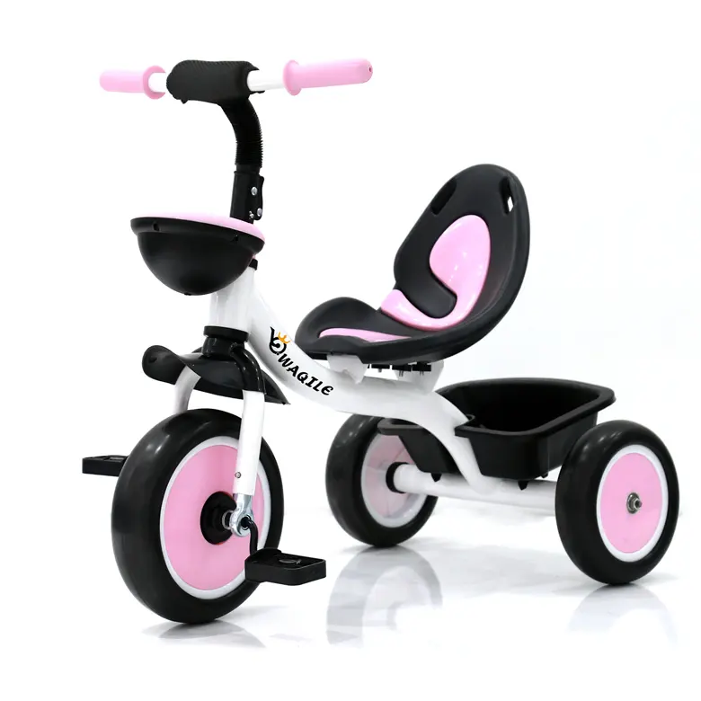 Sampel Sepeda Roda Tiga Anak Bayi, Harga Murah, Baja Gadis Sepeda Roda Tiga untuk Anak-anak Berkendara Mobil Mainan