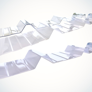 Venta al por mayor de plástico UV de colores Laminas De Colores Ahumado Transparente Tr4 Tr5 <span class=keywords><strong>Para</strong></span> Techos Policarbonato Techo Teja - Product Image 1