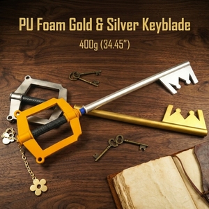 <span class=keywords><strong>Espada</strong></span> <span class=keywords><strong>de</strong></span> Juguete Coleccionable <span class=keywords><strong>de</strong></span> Tamaño Real Roxas Oathkeeper <span class=keywords><strong>de</strong></span> Kingdom Hearts, <span class=keywords><strong>de</strong></span> Alta Calidad, en <span class=keywords><strong>Goma</strong></span> PU - Product Image 1