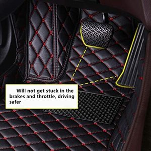 Muchkey – <span class=keywords><strong>tapis</strong></span> de sol en cuir, personnalisé, pressé à chaud 5D <span class=keywords><strong>pour</strong></span> Dodge Charger RT 2006-2013, <span class=keywords><strong>tapis</strong></span> de <span class=keywords><strong>voiture</strong></span> de luxe - Product Image 6