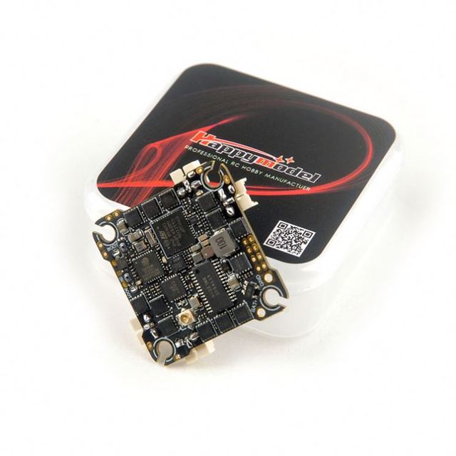 MLK Happymodel AIO 4in1 F411 Flight Controller Built-in UART 2.4G ELRS RX 20A ESC 2-4S FPV Toothpick  Flight Controller