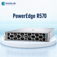Serveur Dell PowerEdge R570 2U d'occasion, entièrement testé avant expédition, unité matérielle fonctionnelle fournie avec garantie limitée d'un an