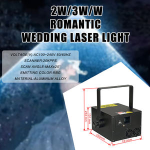AOPU Romántica Boda Luz Láser Escena <span class=keywords><strong>de</strong></span> Ensueño Historia <span class=keywords><strong>de</strong></span> <span class=keywords><strong>Amor</strong></span> 2W/3W/5W Escenario <span class=keywords><strong>de</strong></span> Boda Luz Láser Disco DJ Bar Rendimiento - Product Image 2