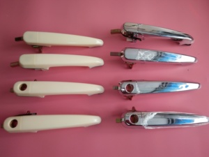 Ensamblaje de manija de puerta trasera izquierda exterior de plástico OEM nueva condición para HAIMA 3 - Product Image 3