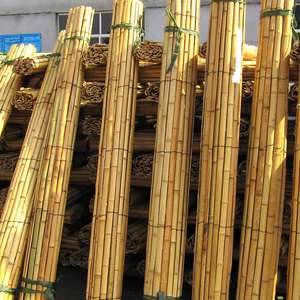 Valla <span class=keywords><strong>de</strong></span> privacidad <span class=keywords><strong>de</strong></span> bambú dividida recta <span class=keywords><strong>de</strong></span> alta calidad, valla <span class=keywords><strong>de</strong></span> bambú natural, gran oferta barata - Product Image 3