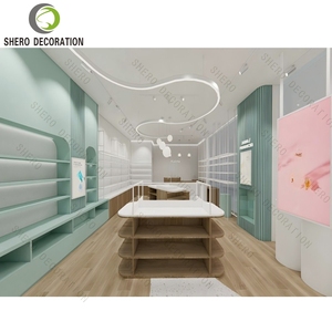 High End Cosmetic Shop Decoration Ideas Customized Eco-Friendly <b>Makeup</b> Counter Display <b>Makeup</b> Stand For Cosmetic Showcase - Product Image 6