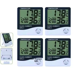 Nhà Máy Giá HTC1 kỹ thuật số Nhiệt kế ẩm kế <span class=keywords><strong>LCD</strong></span> hiển thị điện tử Nhiệt độ độ ẩm Meter trong nhà ngoài trời - Product Image 4