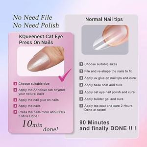 <span class=keywords><strong>Uñas</strong></span> Postizas <span class=keywords><strong>de</strong></span> Alta Calidad al por Mayor, <span class=keywords><strong>Uñas</strong></span> Acrílicas Rosadas Hechas a Mano con Pegamento, Diseño Personalizado para Mujeres y Niñas - Product Image 6