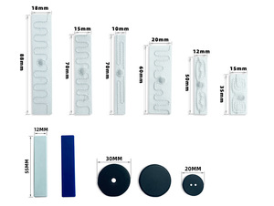 Thông minh mini RFID giặt nút tag UHF thụ động dệt Silicone PPS không thấm nước tầm xa có thể giặt hàng tồn kho <span class=keywords><strong>Tracker</strong></span> - Product Image 5