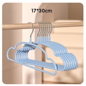 <span class=keywords><strong>Cintres</strong></span> en plastique épais, <span class=keywords><strong>cintres</strong></span> antidérapants spécifiques pour bébés, sans odeur, supports pour vêtements d'enfants, <span class=keywords><strong>lot</strong></span> de dix - Product Image 5