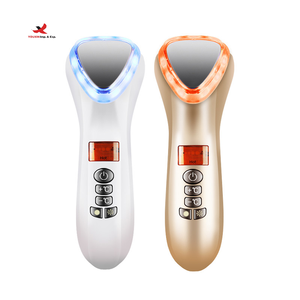 Appareil de soin de la peau raffermissant chaud/froid, masseur électrique vibrant sonique pour nettoyage en profondeur, outils d'application d'essence GZ RTS, commande en gros mixte - Product Image 1