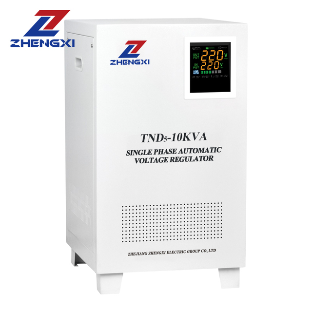 TND SVC Automatic Voltage Regulator Stabilizer 10KW 15KVA 20KVA Single Phase 220V 110V 230V Servo Motor with LCD Display