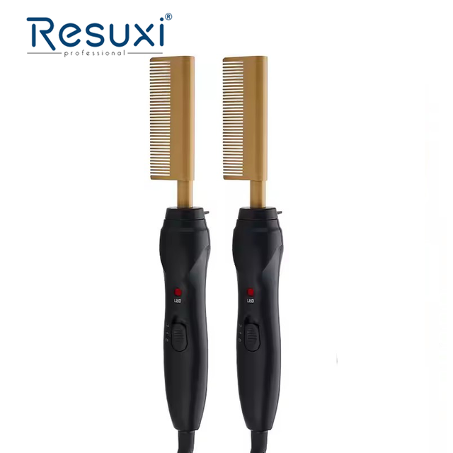LM09 Manufacturer Supply Round Electric Rotating Volumizer Styler One Step Straightening Hair Brush Hot Comb
