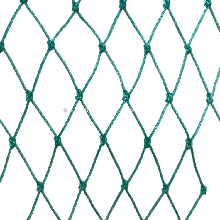 green knot Anti-bird netting pigeon netting bird control netting HDPE anti bird net garden netting