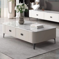 Salon, meubles décoratifs italiens blancs, prix de gros, ornements, tables basses modernes de luxe pour la maison