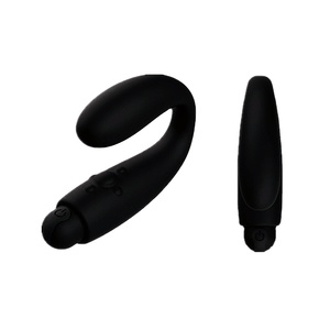 Masseur de prostate en forme de U, 10 vitesses, USB, balle en silicone, plug anal pour hommes, double stimulation, stimulation de la prostate et du point G, jouets sexuels rechargeables - Product Image 3