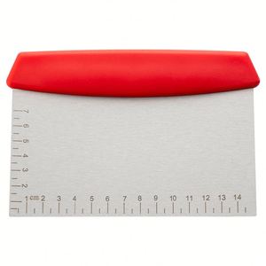 Custom in New Stainless Steel Chopper Baking Scraper Spatula with Measuring Scale, Bench Chopping <b>Knife</b> - Product Image 3