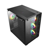 Étui de Pc de bureau Complet pour Gabinete Gamer MATX ARGB Pc Gaming