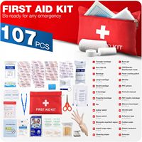 Trousse de premiers secours miniature EDC personnalisée, légère et portable, pour voiture et camping en extérieur, fournie directement par l'usine