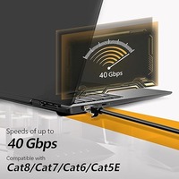 Cable de Red Ethernet Cat5E RJ45 de Alto Rendimiento, UTP FTP SFTP, 4 Pares, 8 Núcleos, Gigabit, Cobre Puro, para Juegos