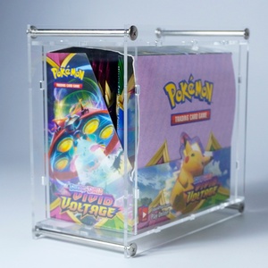 Boîte de présentation en acrylique transparente personnalisée par le fabricant, boîte Elite Trainer avec couvercle magnétique - Product Image 4