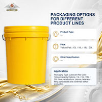 Bidón de Lubricante Vacío Amarillo de 13L / 16L / 18L / 20L, Empaque de Lubricante Personalizado al por Mayor, Proveedor de Empaques Personalizados