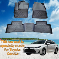 Convient pour 2022 + TOYOTA COROLLA CROSS avec tapis de voiture de protection tous temps