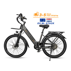 V10 Vélos électriques confortables pour hommes et femmes de 24 pouces Vélo électrique urbain de haute qualité 250W Vélo électrique de ville OUXI - Product Image 3