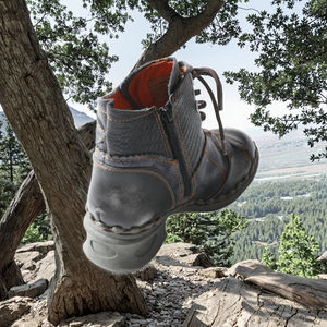 Botines de Mujer con Parches de Cuero Lavado y Cordones, Forro de Cuero Genuino Resistente para Todas las Temporadas - Product Image 3