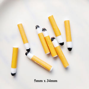 Hot Sale Künstliche Miniatur Rauchen Zigarette Bier Tasse Kunststoff Craft Charms zum Keying - Product Image 4