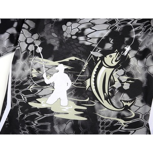 Camisas de Pesca para Hombre con Media Cremallera, Protección Solar UPF 50+, Transpirables, Anti-UV, Manga Larga, Secado Rápido - Product Image 3